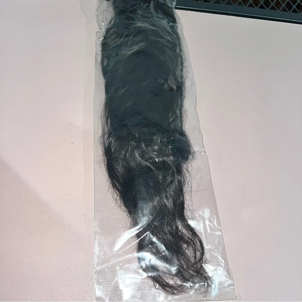 Wavy 26 in‎ Ponytail Synthetic Ponytail Hair Extensions Natural Black